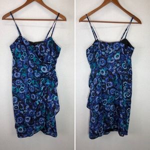 LC LAUREN CONRAD Floral Surplice Dress Size 6